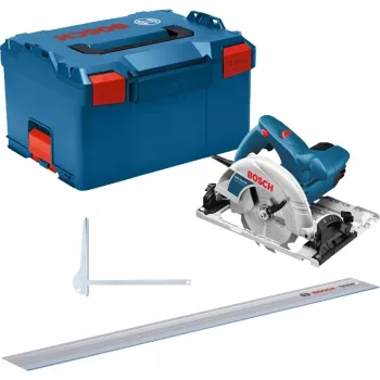 Bosch GKS 55+ GCE + FSN 1400 16,5 cm μαύρο, μπλε 4700 U/min 1350 W
