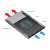 Vertiv SA1-01002XLNB Θήκη Συσκευών Δικτύου 1U Μαύρο