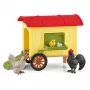 schleich FARM WORLD Κινητό κοτέτσι, Αγρόκτημα, Αγρόκτημα, Ζώα φάρμας / Παιχνίδι φάρμας, 3 έτος/έτη, Πολύχρωμο