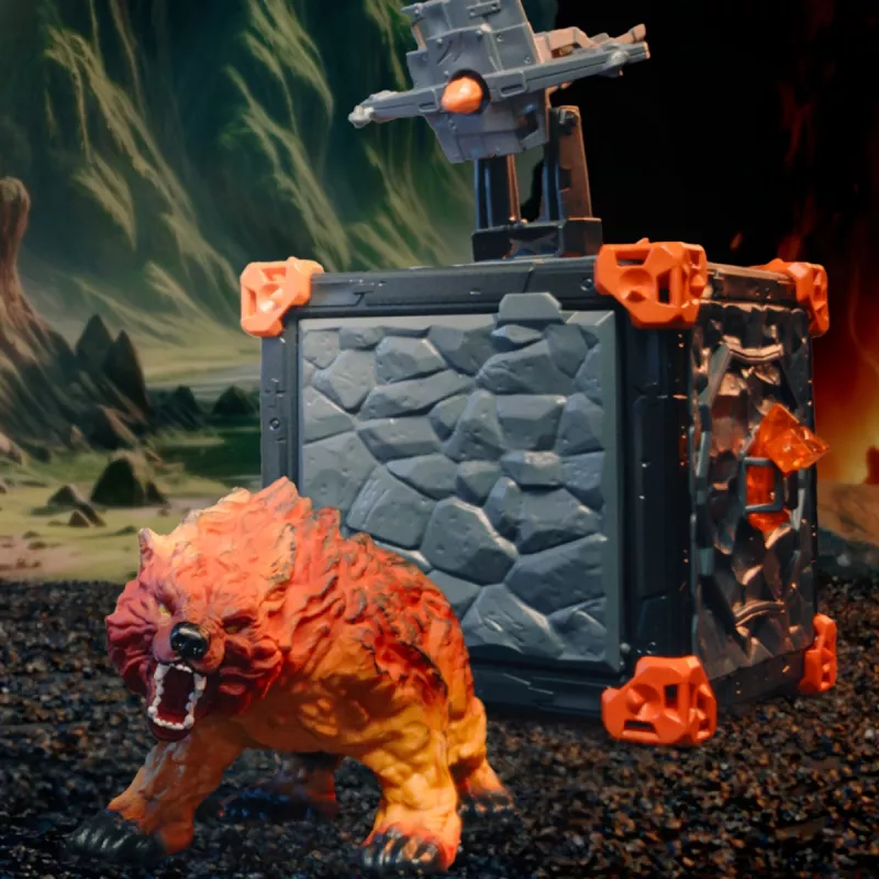 schleich ELDRADOR CREATURES BattleCave Lavabär, Δράση/Περιπέτεια, 7 έτη, Πολύχρωμο
