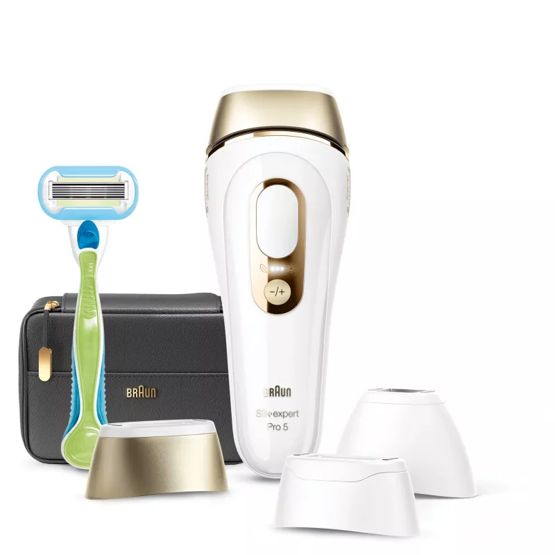 Braun Silk-expert Pro 5 PL5243 Intense Pulsed Light (IPL) Χρυσό, Λευκό