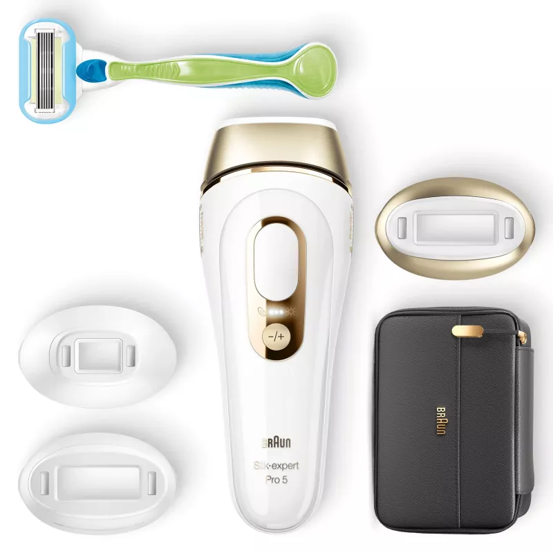 Braun Silk-expert Pro 5 PL5243 Intense Pulsed Light (IPL) Χρυσό, Λευκό
