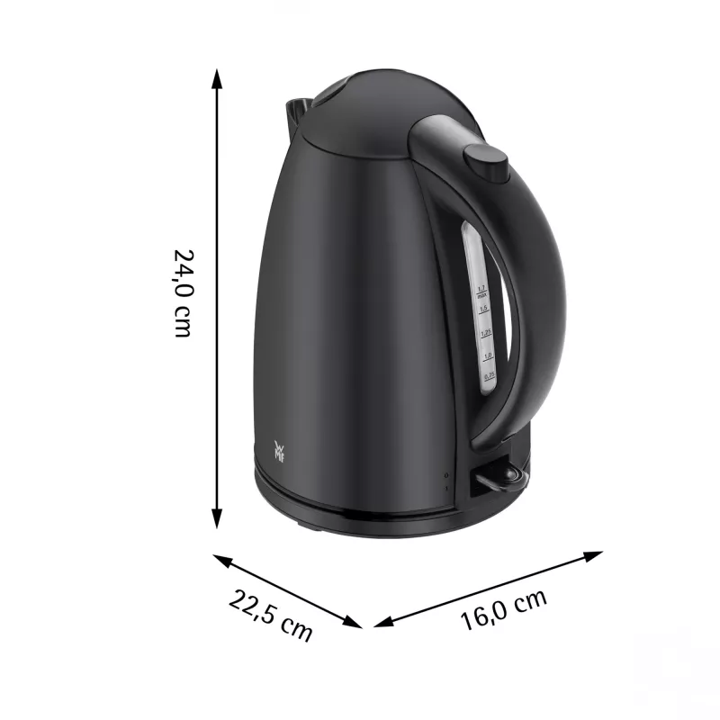 WMF Stelio 0413020072 βραστήρας 1,7 l 2400 W μαύρο