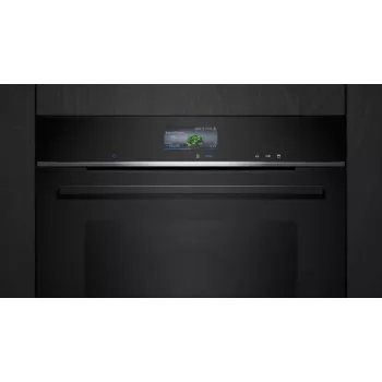 Siemens HR776G1B1 Φούρνος 71 L 3600 W Μαύρο, Ανοξείδωτο χάλυβα
