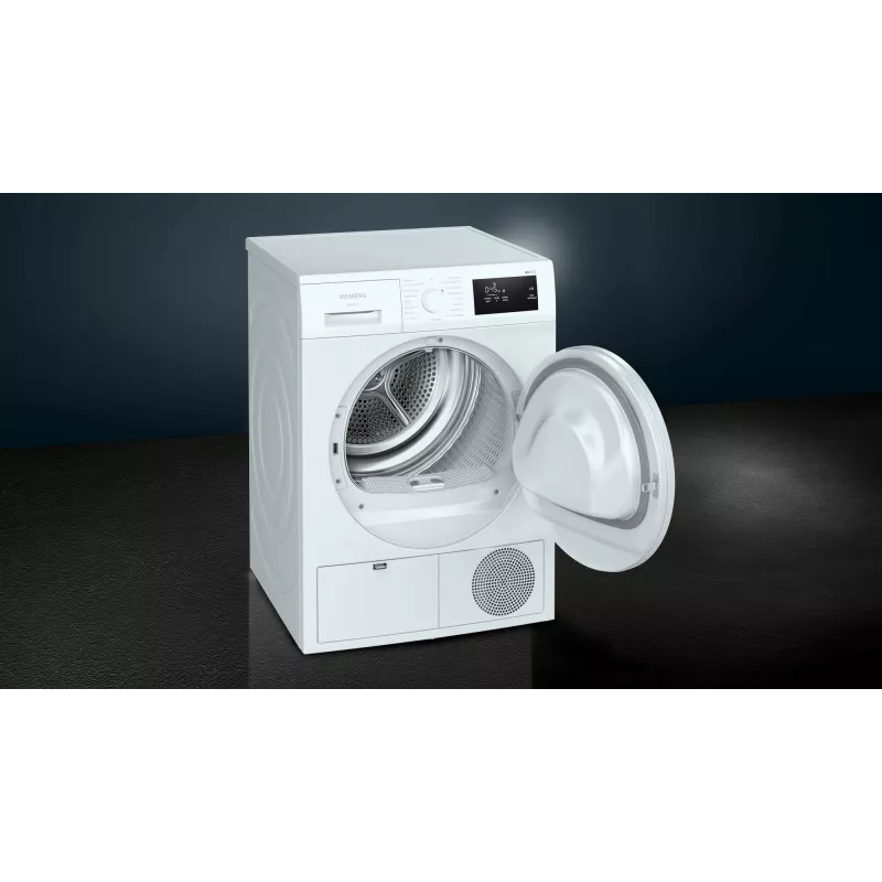 Siemens iQ300 WT43H003 Στεγνωτήριο ρούχων Ελεύθερο Μπροστινής φόρτωσης 7 kg Λευκό