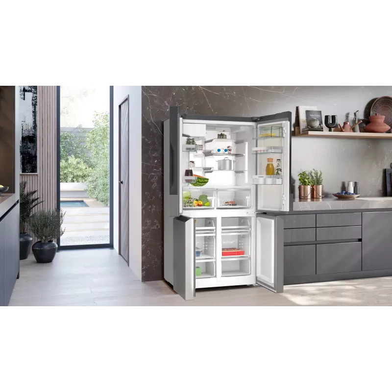 Siemens KF96DPPEA Ψυγείο side-by-side Ελεύθερο 574 L Ανοξείδωτος χάλυβας