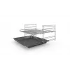 Bosch Serie 2 HBF133BR0 Φούρνος 66 L Μαύρο, Ανοξείδωτο χάλυβα