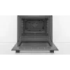 Bosch Serie 2 HBF133BR0 Φούρνος 66 L Μαύρο, Ανοξείδωτο χάλυβα