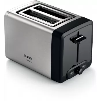 Bosch TAT4P420DE Τοστιέρα 2 Φέτες 970 W Μαύρο, Ασημί