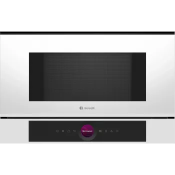 Bosch Serie 8 BFL7221W1 Φούρνος μικροκυμάτων Λευκό Φούρνος μικροκυμάτων Εντοιχιζόμενος 21 L 900 W