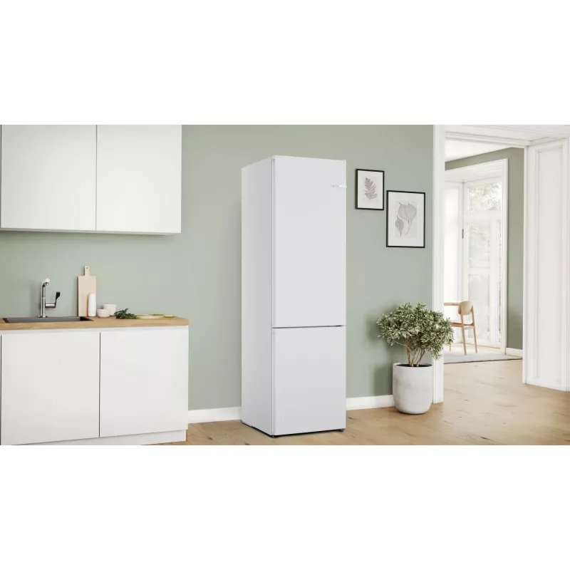 Bosch Serie 4 KGN392WCF Ψυγειοκαταψύκτης Ελεύθερος 363 L Λευκό