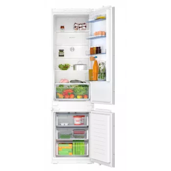 Bosch Serie 2 KIN96NSE0 Ψυγειοκαταψύκτης Εντοιχιζόμενος 290 L Λευκό