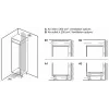 Bosch Serie 2 KIV865SE0 Ψυγειοκαταψύκτης Εντοιχιζόμενος 267 L Λευκό