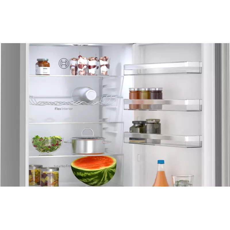 Bosch Serie 4 KGN392LAG Ψυγειοκαταψύκτης Ελεύθερος 363 L Μεταλλικό