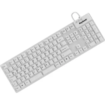KeySonic KSK-8030 IN (DE) λευκό πληκτρολόγιο βιομηχανικό USB QWERTZ Γερμανικό