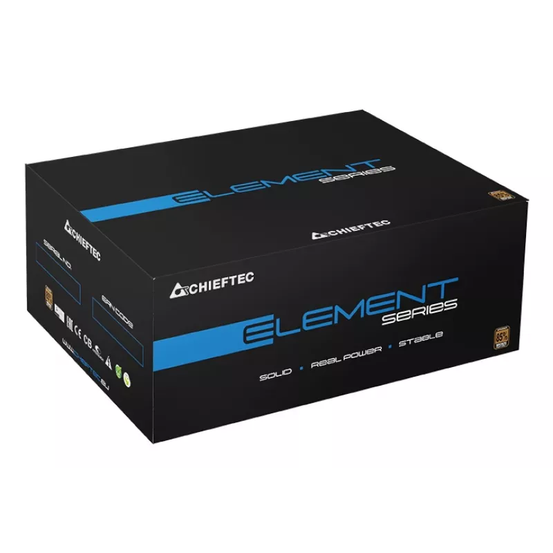 Chieftec ELP-700S τροφοδοτικό 700 W 20+4 pin ATX PS/2 μαύρο