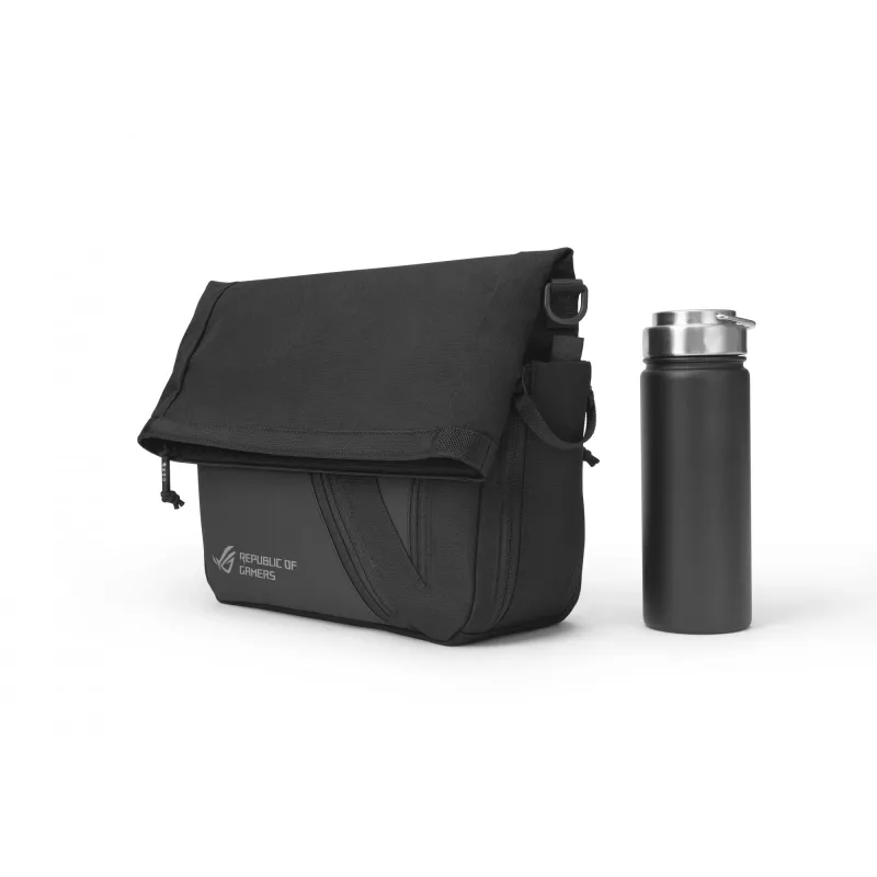 ASUS BC2000 ROG Archer Messenger 14 35,6 cm (14 ίντσες) τσάντα messenger μαύρη