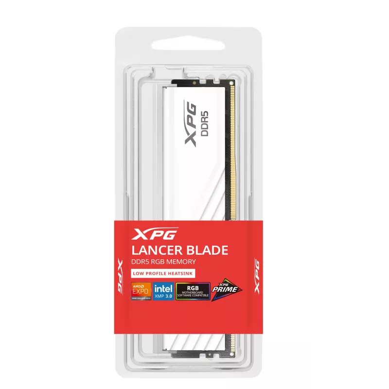 ADATA XPG Lancer Blade RGB AX5U6000C3032G-SLABRWH 32GB DDR5-6000 DIMM, λευκό