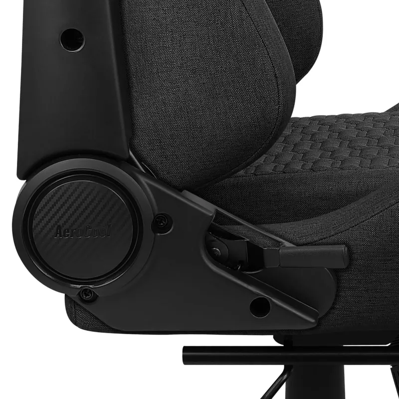 Aerocool ROYALASHBK Premium εργονομική καρέκλα gaming με υποπόδιο Aeroweave τεχνολογία μαύρο