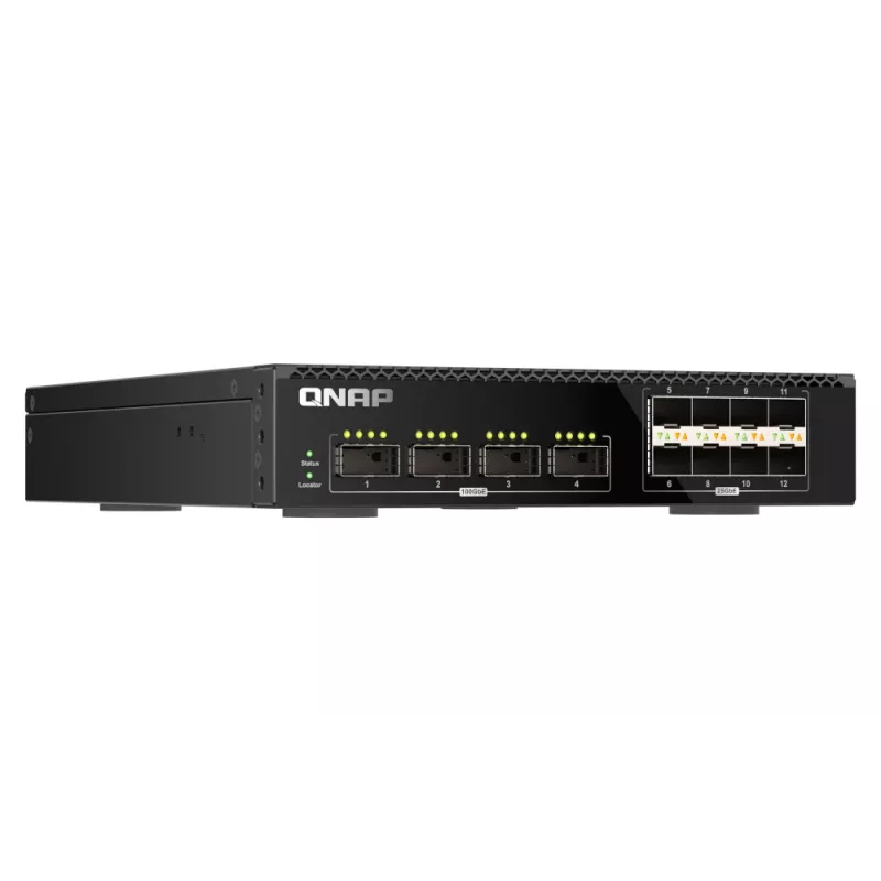 QNAP QSW-M7308R-4X διακόπτης δικτύου Managed L3 1U μαύρο