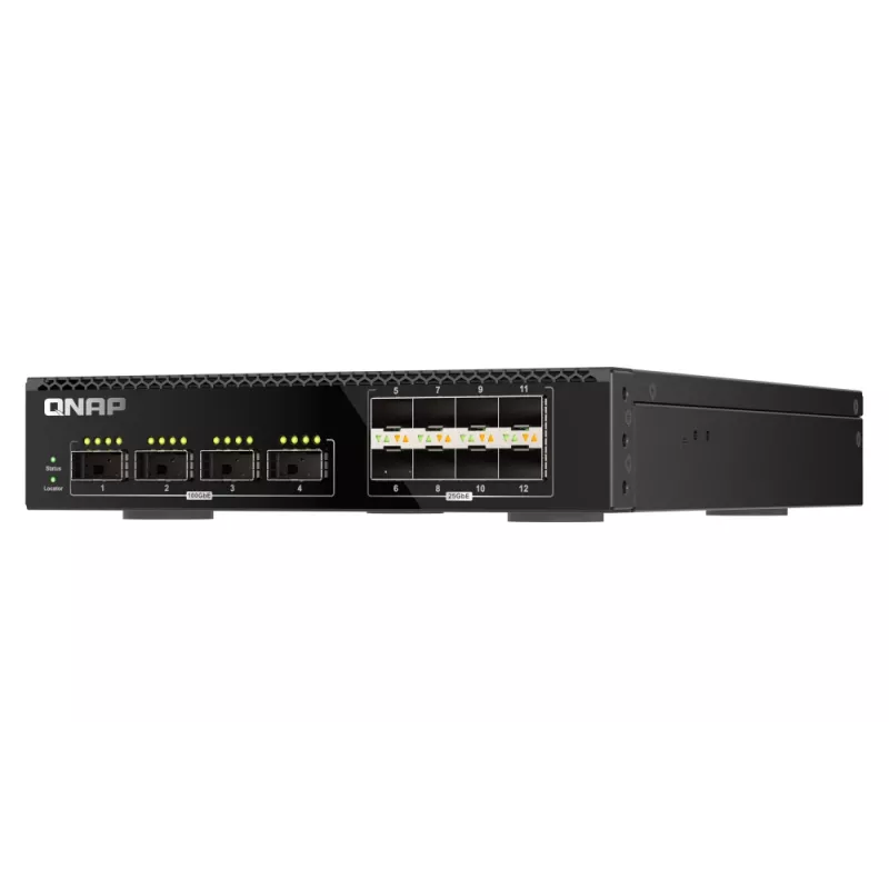 QNAP QSW-M7308R-4X διακόπτης δικτύου Managed L3 1U μαύρο