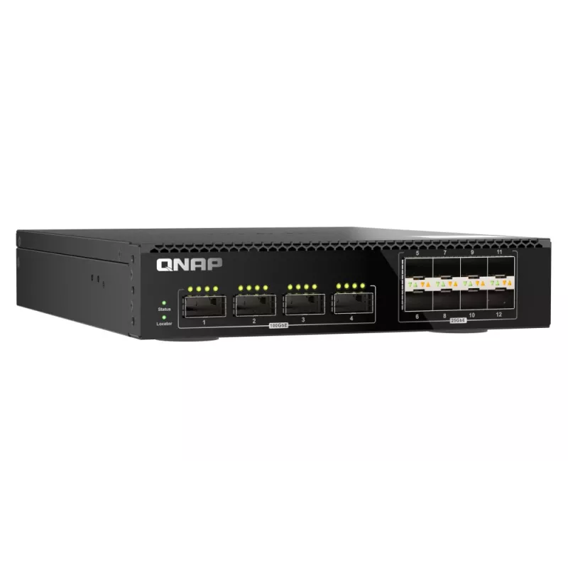 QNAP QSW-M7308R-4X διακόπτης δικτύου Managed L3 1U μαύρο