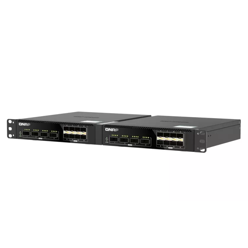QNAP QSW-M7308R-4X διακόπτης δικτύου Managed L3 1U μαύρο