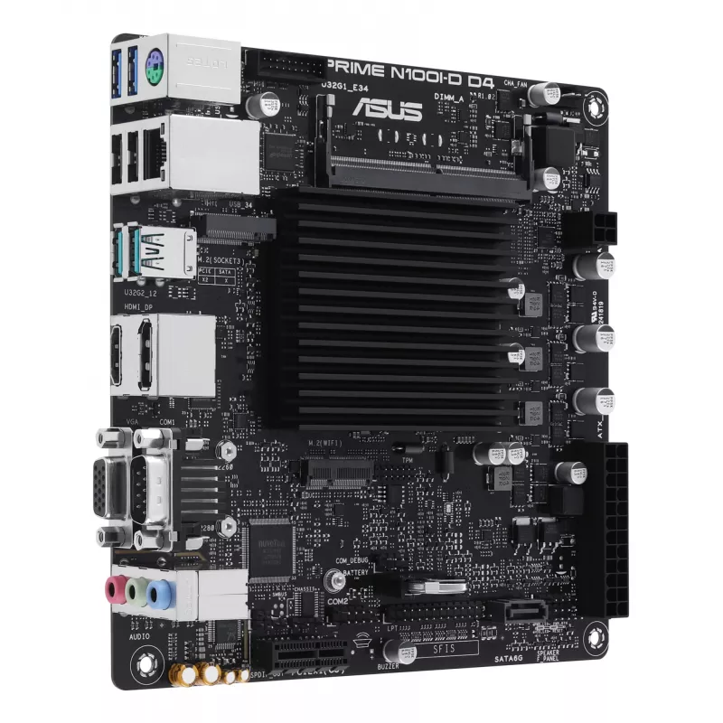 Μητρική πλακέτα ASUS PRIME N100I-D D4, Intel Chipsatz, NA Sockel, mini ITX