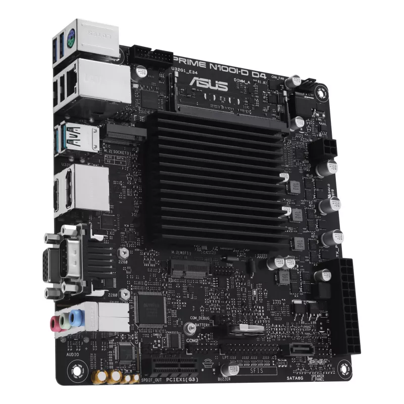 Μητρική πλακέτα ASUS PRIME N100I-D D4, Intel Chipsatz, NA Sockel, mini ITX