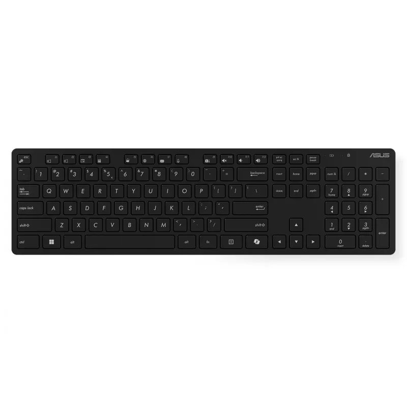 ASUS W5000 πληκτρολόγιο ποντίκι με Universal RF Wireless Μαύρο