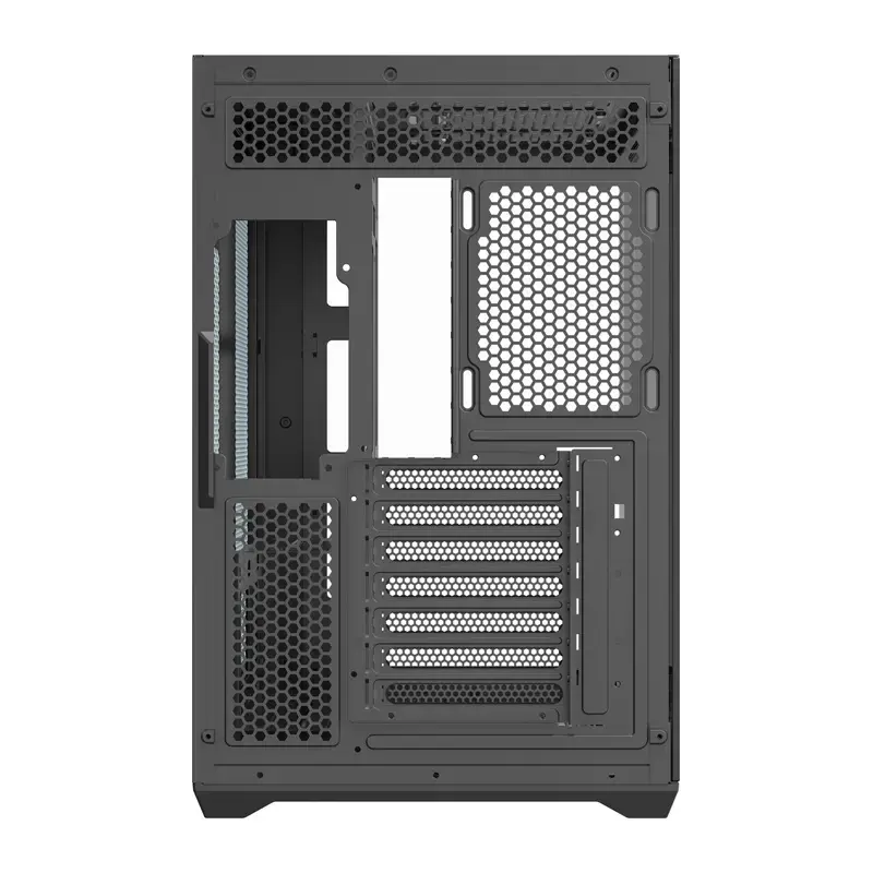 Κουτί υπολογιστή Darkflash C280 (μαύρο) – Mid-Tower συμβατό με ATX, μπροστινό πάνελ mesh