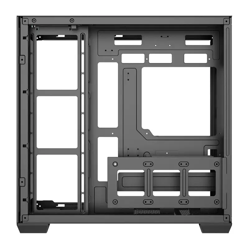 Κουτί υπολογιστή Darkflash C280 (μαύρο) – Mid-Tower συμβατό με ATX, μπροστινό πάνελ mesh