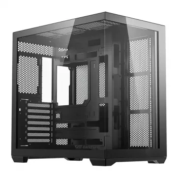 Κουτί υπολογιστή Darkflash C280 (μαύρο) – Mid-Tower συμβατό με ATX, μπροστινό πάνελ mesh