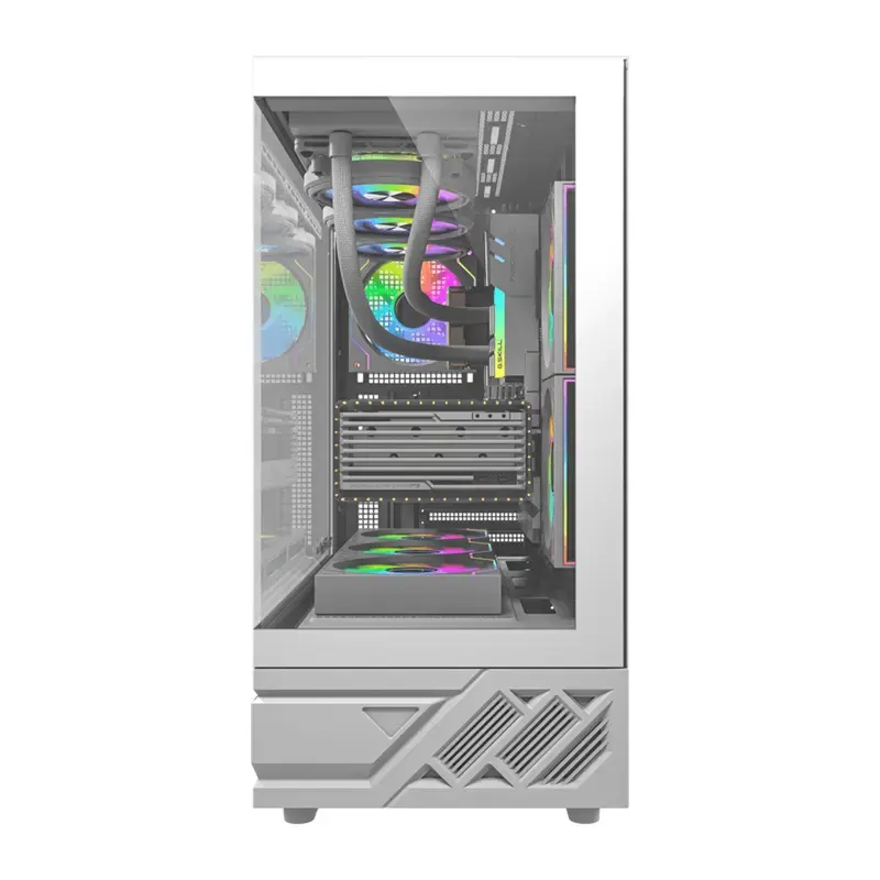 Κουτί υπολογιστή DarkFlash DS950 (λευκό) — Κουτί Mid-Tower συμβατό με ATX
