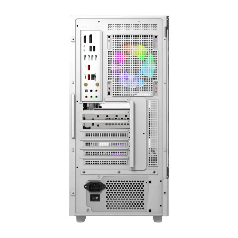 Κουτί υπολογιστή DarkFlash DS950 (λευκό) — Κουτί Mid-Tower συμβατό με ATX
