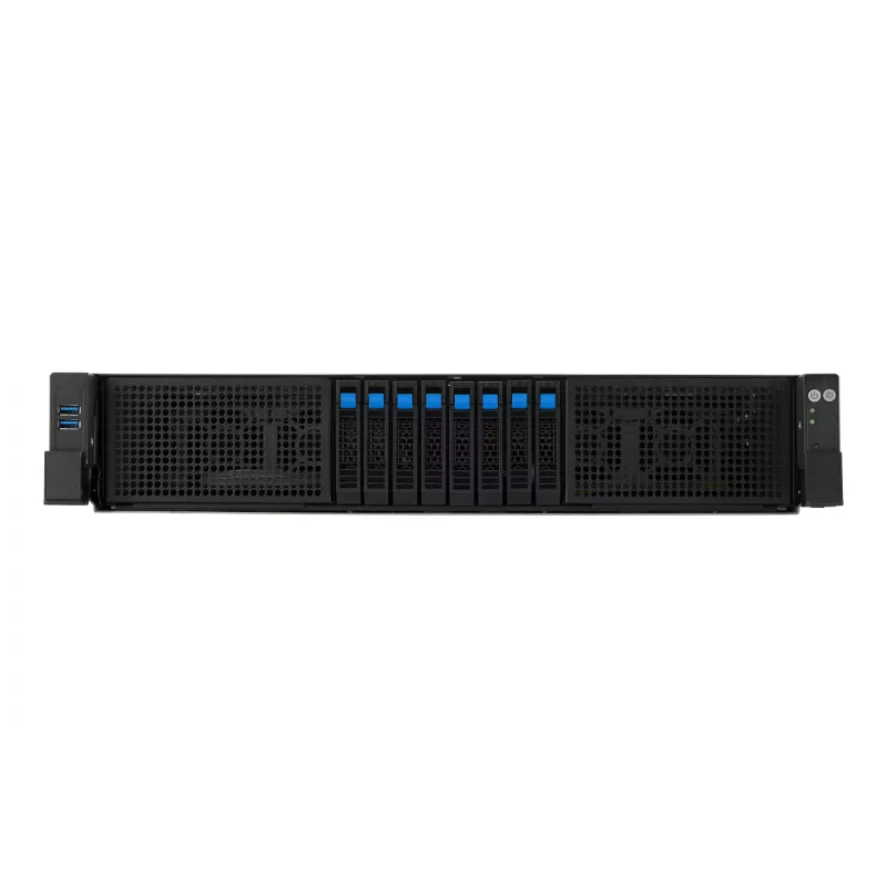 ASUS RS720A-E13-RS8U Socket SP5 Rack (2U) Μαύρο, Ασημί