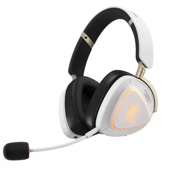 Headset ASUS ROG Delta II-KJP — Ωτοακουστικά, Ενσύρματο & Ασύρματο (Bluetooth), 20–20000 Hz, 325 g, Μαύρο/Λευκό