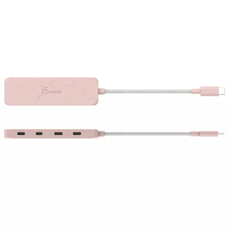 j5create Φιλικό προς το περιβάλλον USB-C σε 4-Port Type-C Gen 2 Hub