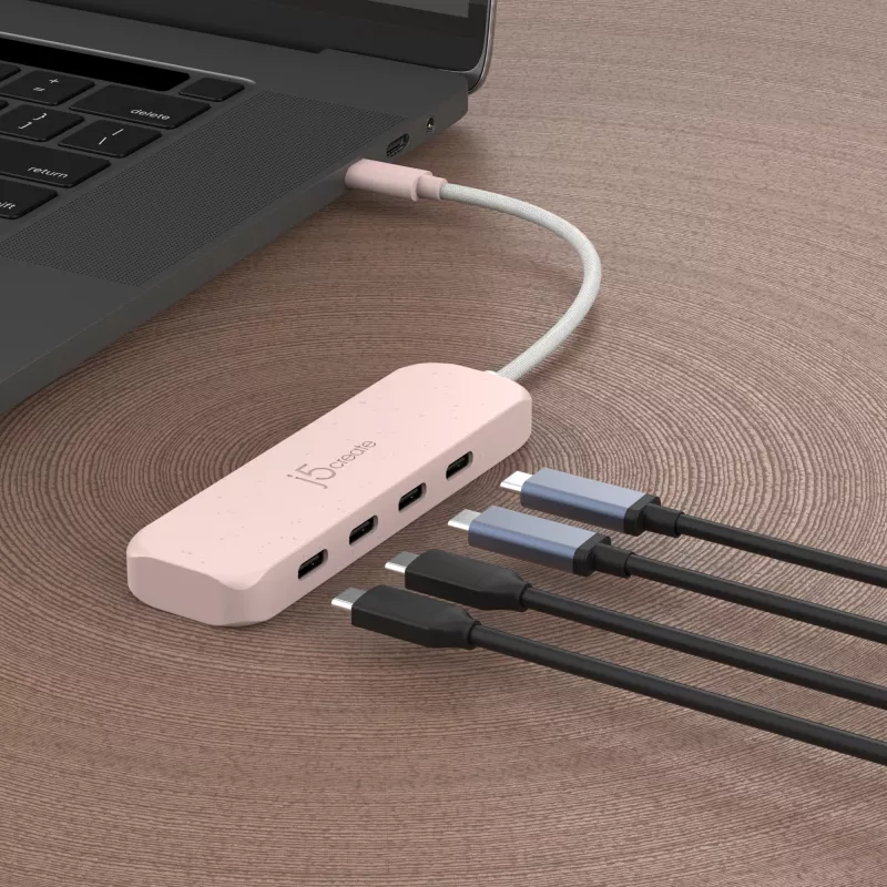 j5create Φιλικό προς το περιβάλλον USB-C σε 4-Port Type-C Gen 2 Hub