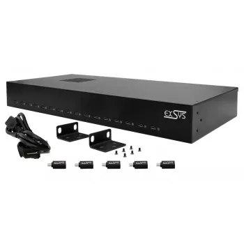 Φορτιστής για φορητές συσκευές EXSYS EX-11016 Universal Μαύρο AC γρήγορη φόρτιση