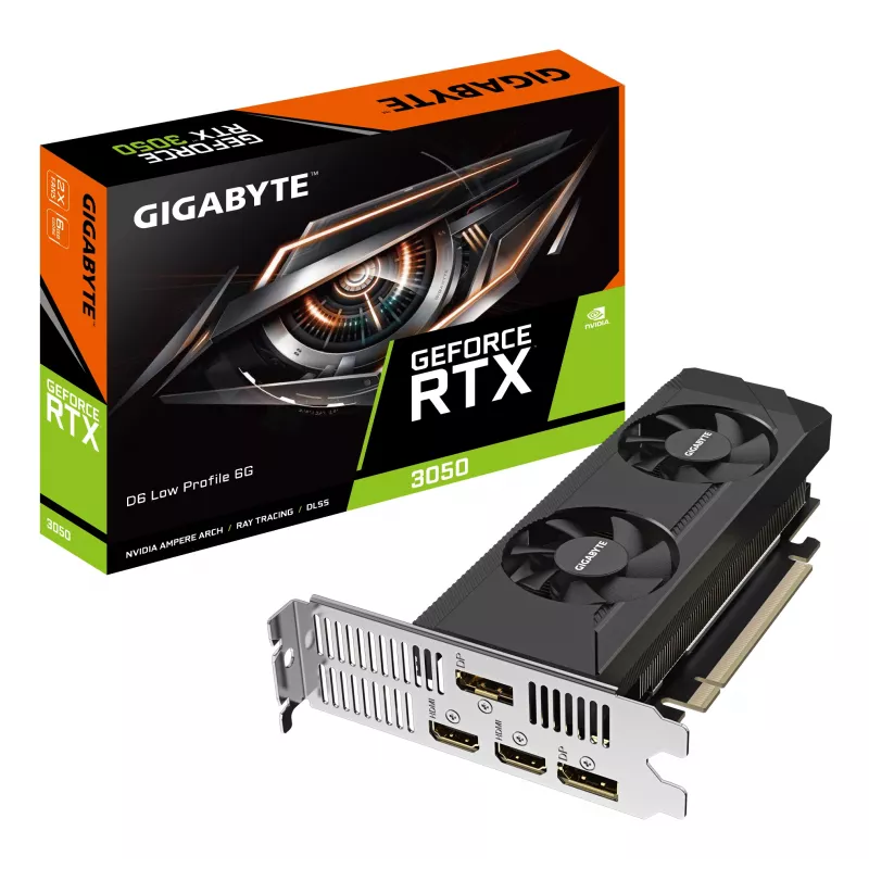 Κάρτα γραφικών GIGABYTE GeForce RTX 3050 D6 6GB GDDR6 (GV-N3050D6-6GL)