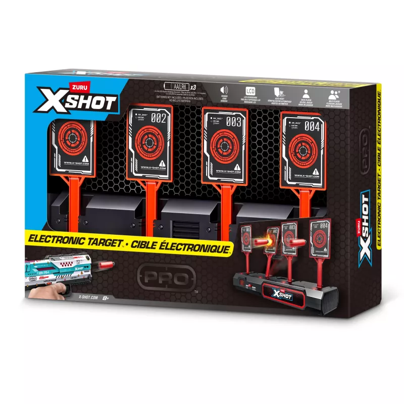 ZURU XSHOT Ηλεκτρονικός στόχος, στόχος, 8 ετών, AA, Μαύρο