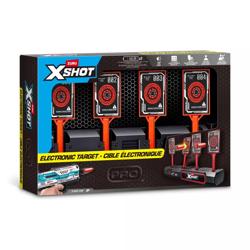 ZURU XSHOT Ηλεκτρονικός στόχος, στόχος, 8 ετών, AA, Μαύρο