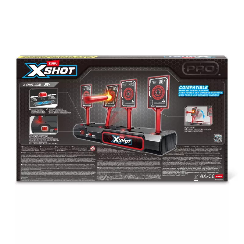 ZURU XSHOT Ηλεκτρονικός στόχος, στόχος, 8 ετών, AA, Μαύρο