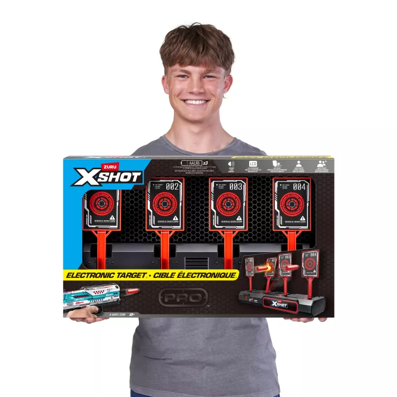 ZURU XSHOT Ηλεκτρονικός στόχος, στόχος, 8 ετών, AA, Μαύρο