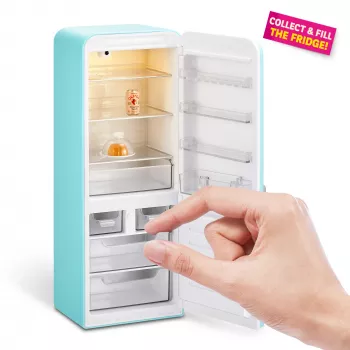 Σετ παιχνιδιού Zuru Mini Brands Mini Minis Fill the Fridge Playset — συλλεκτικά μινιατούρα αξεσουάρ ψυγείου τροφίμων