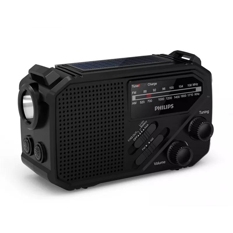 Φορητό ραδιόφωνο Philips TAR1609/00 αναλογικό και ψηφιακό AM FM μαύρο