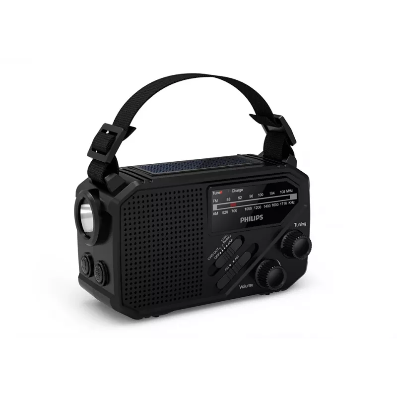 Φορητό ραδιόφωνο Philips TAR1609/00 αναλογικό και ψηφιακό AM FM μαύρο