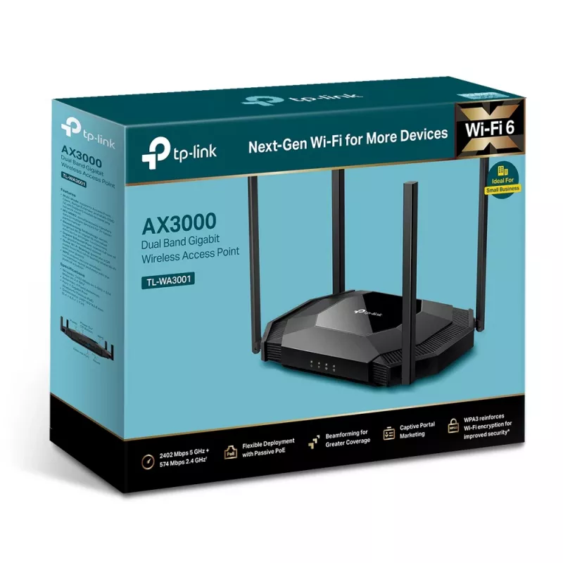 TP-Link TL-WA3001 WLAN Access Point 2402 Mbit/s Μαύρο Power over Ethernet (PoE)