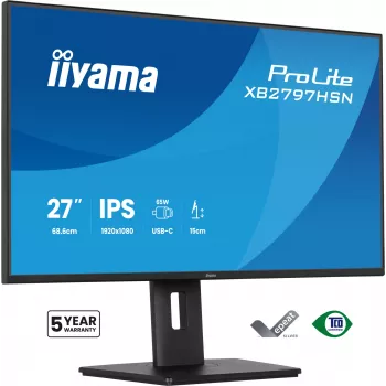 iiyama ProLite XB2797HSN-B1 Οθόνη υπολογιστή 68,6 cm (27 ίντσες) 1920 x 1080 Pixel Full HD LCD μαύρο